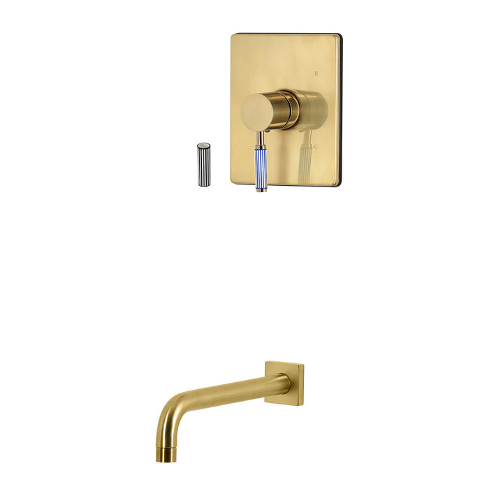 Kingston Verona KB6347KPSTO Single-Handle Pressure Balanced Tub Faucet, Brushed Brass