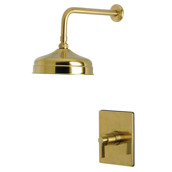 Kingston NuvoFusion KB6347NDLSO Single-Handle Pressure Balanced Shower Faucet, Brushed Brass