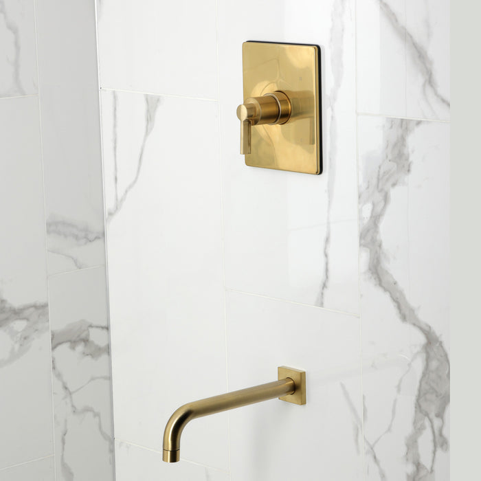 Kingston Sona KB6347NDLTO - NuvoFusion Single-Handle Pressure Balanced Tub Faucet, Brushed Brass