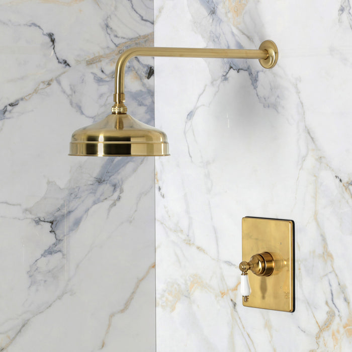 Kingston Victorian KB6347PLSO Single-Handle Pressure Balanced Shower Faucet, Brushed Brass