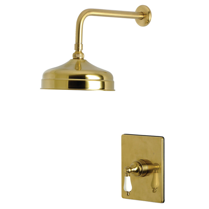 Kingston Victorian KB6347PLSO Single-Handle Pressure Balanced Shower Faucet, Brushed Brass