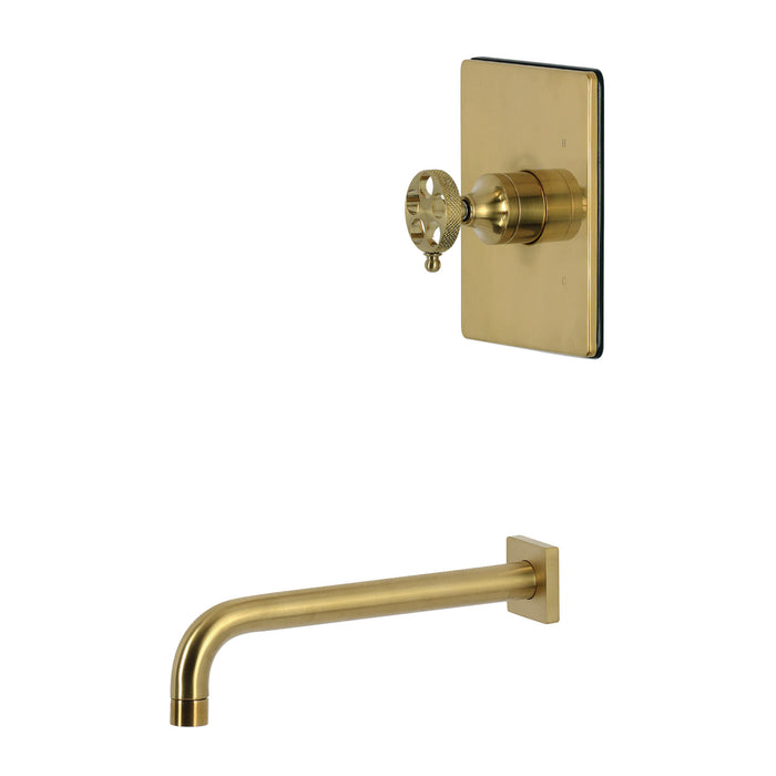 Kingston Webb KB6347RKXTO Single-Handle Pressure Balanced Tub Faucet, Brushed Brass