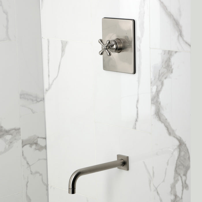 Kingston Tulare KB6348AXTO - Restoration Single-Handle Pressure Balanced Tub Faucet, Brushed Nickel
