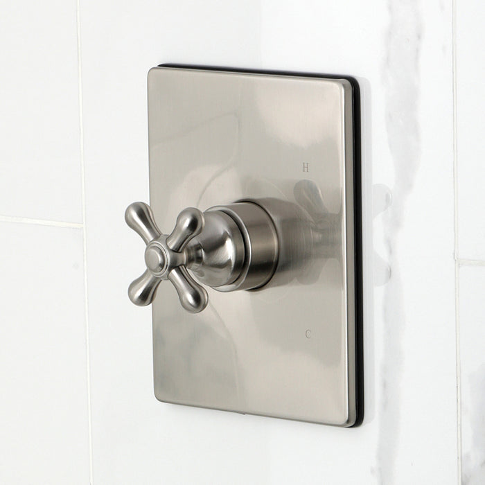 Kingston Tulare KB6348AXTO - Restoration Single-Handle Pressure Balanced Tub Faucet, Brushed Nickel