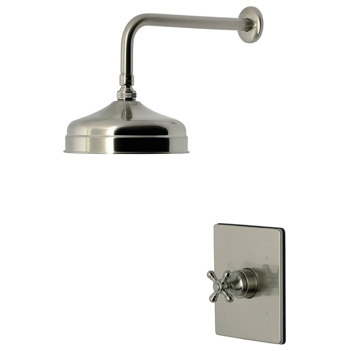 Kingston Metropolitan KB6348BXSO Single-Handle Pressure Balanced Shower Faucet, Brushed Nickel