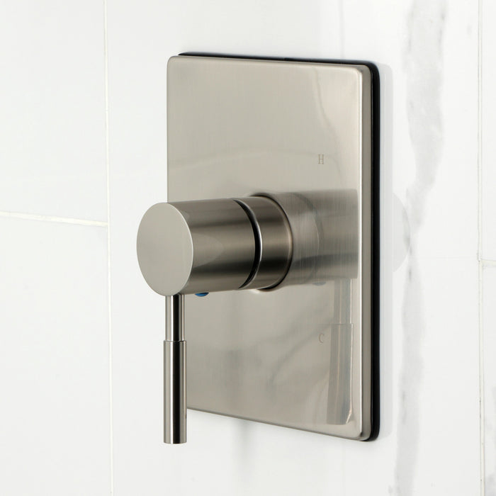 Kingston Sona KB6348DL - Concord Single-Handle Pressure Balanced Tub and Shower Faucet, Brushed Nickel