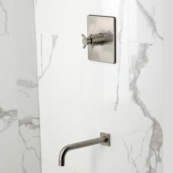 Kingston Sona KB6348DXTO - Concord Single-Handle Pressure Balanced Tub Faucet, Brushed Nickel