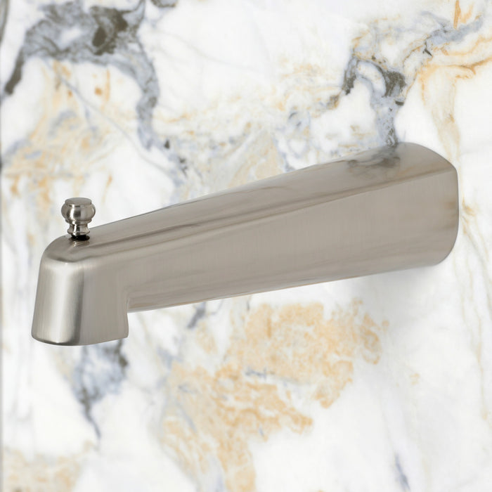Kingston Verona KB6348KPS Single-Handle Pressure Balanced Tub and Shower Faucet, Brushed Nickel