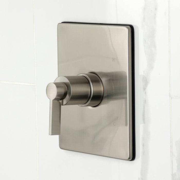 Kingston Sona KB6348NDL - NuvoFusion Single-Handle Pressure Balanced Tub and Shower Faucet, Brushed Nickel