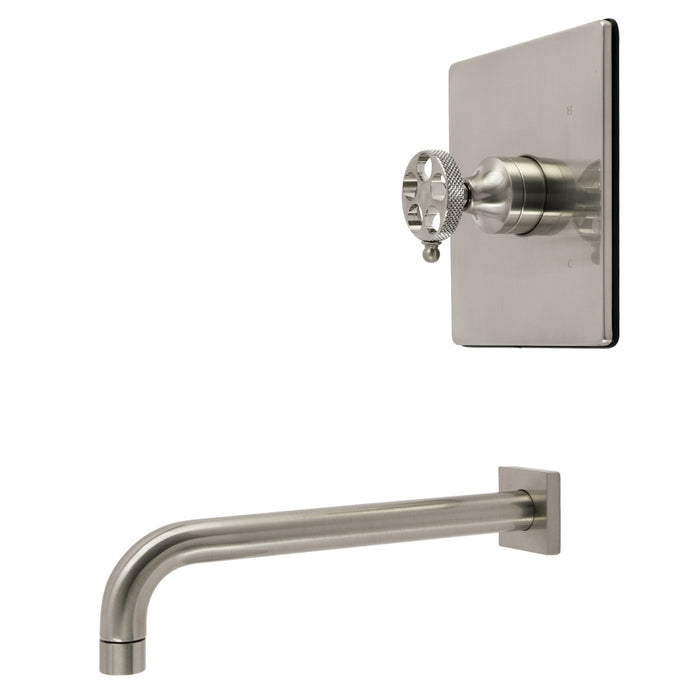Kingston Webb KB6348RKXTO Single-Handle Pressure Balanced Tub Faucet, Brushed Nickel