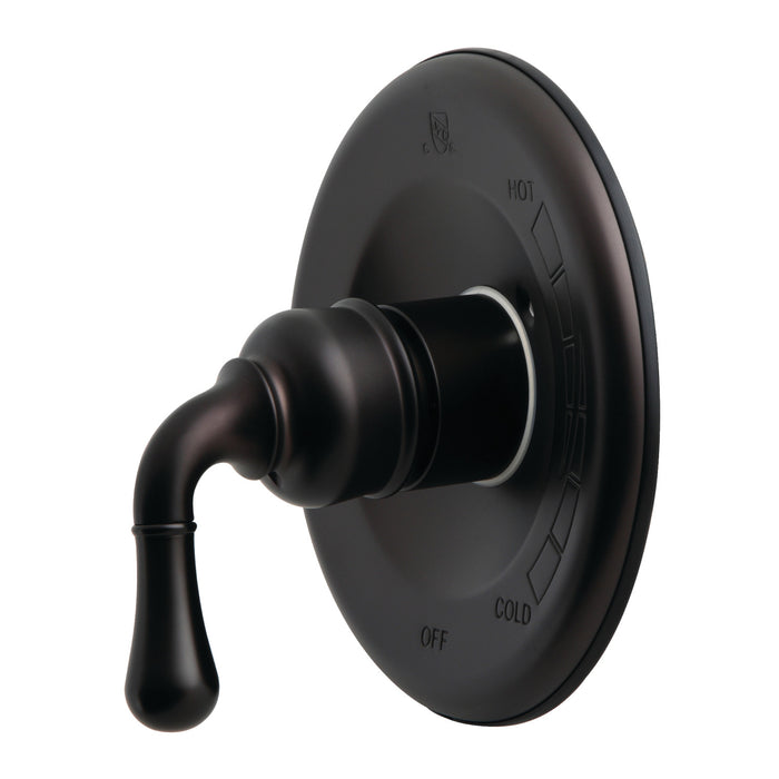 Kingston Tulare KB635E Single-Handle Pressure Balanced Shower Valve and Trim Set, Oil Rubbed Bronze (Valve Included)