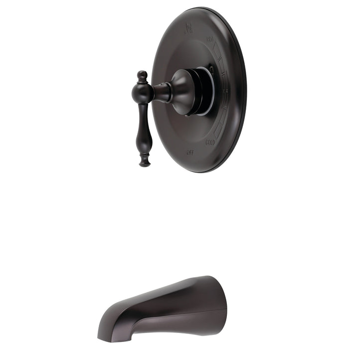 Kingston Heirloom KB635NLTO Single-Handle Pressure Balanced Tub Faucet, Oil Rubbed Bronze