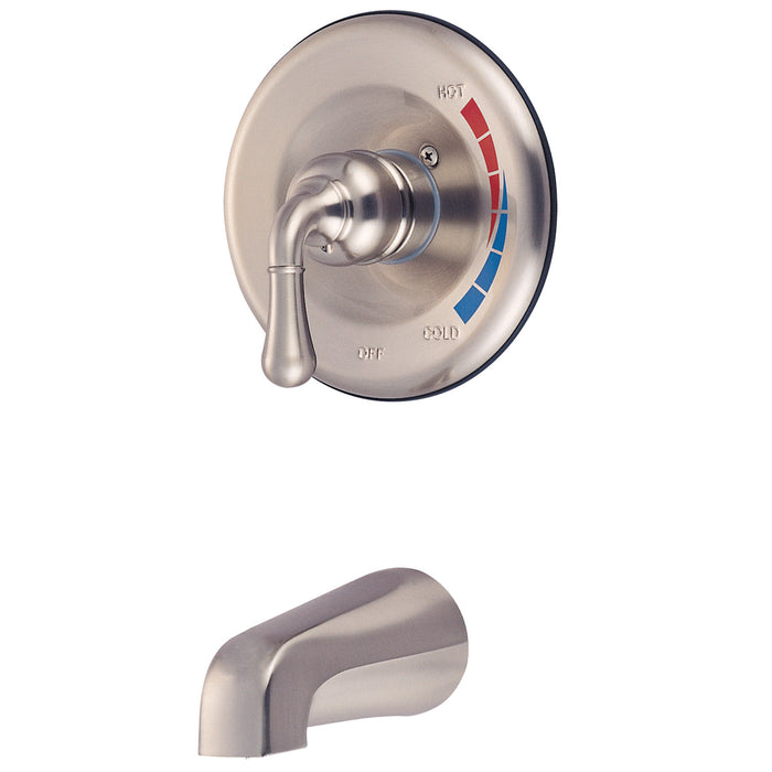 Kingston Tulare KB638TO - Magellan Single-Handle Pressure Balanced Tub Faucet, Brushed Nickel