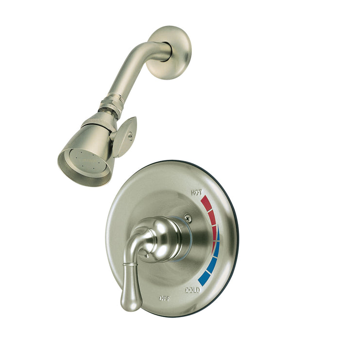 Kingston KB638TSO Single-Handle Pressure Balanced Shower Faucet, Trim Only, Brushed Nickel