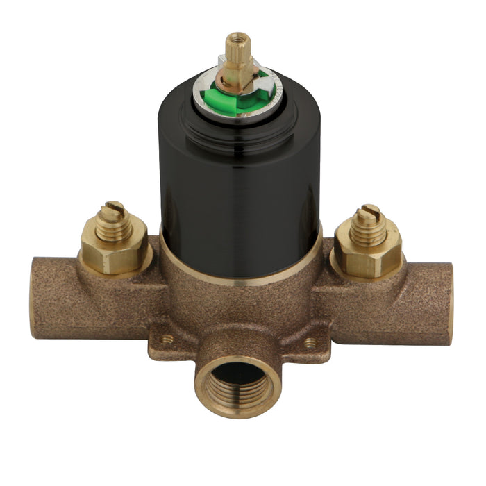 Kingston Chatham KB655V Pressure Balanced Tub and Shower Valve, with Stops, Oil Rubbed Bronze
