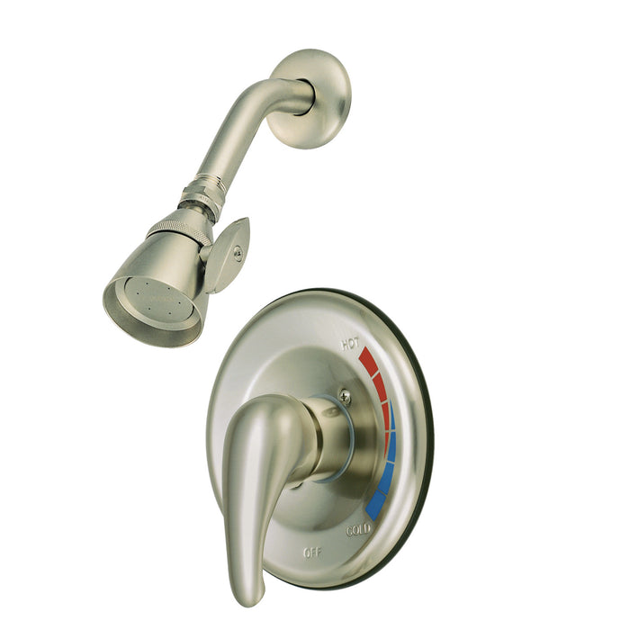 Kingston KB658TSO Single-Handle Pressure Balanced Shower Faucet, Trim Only, Brushed Nickel
