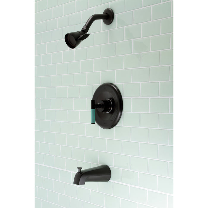 Kingston Sona KB6635CKL - Kaiser Single-Handle Pressure Balanced Tub and Shower Faucet, Oil Rubbed Bronze