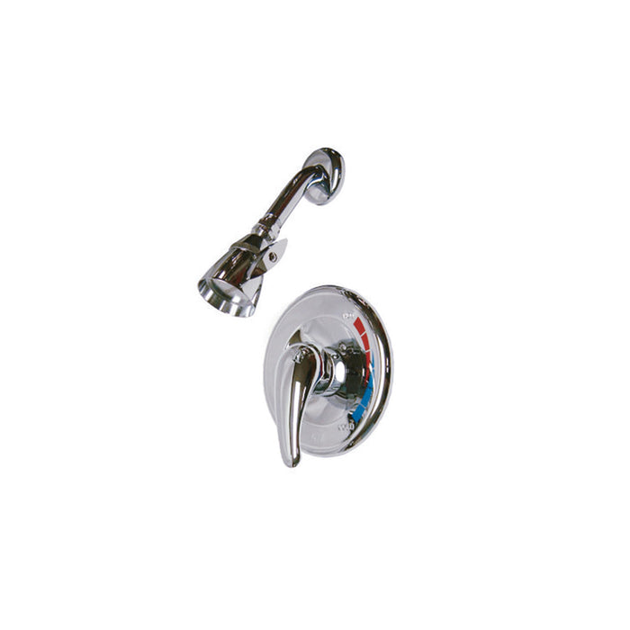 Kingston Tulare KB6651LLSO Single-Handle Pressure Balanced Shower Faucet, Polished Chrome