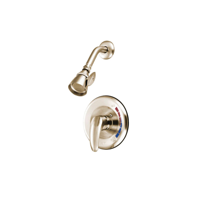 Kingston Tulare KB6658LLSO Single-Handle Pressure Balanced Shower Faucet, Brushed Nickel