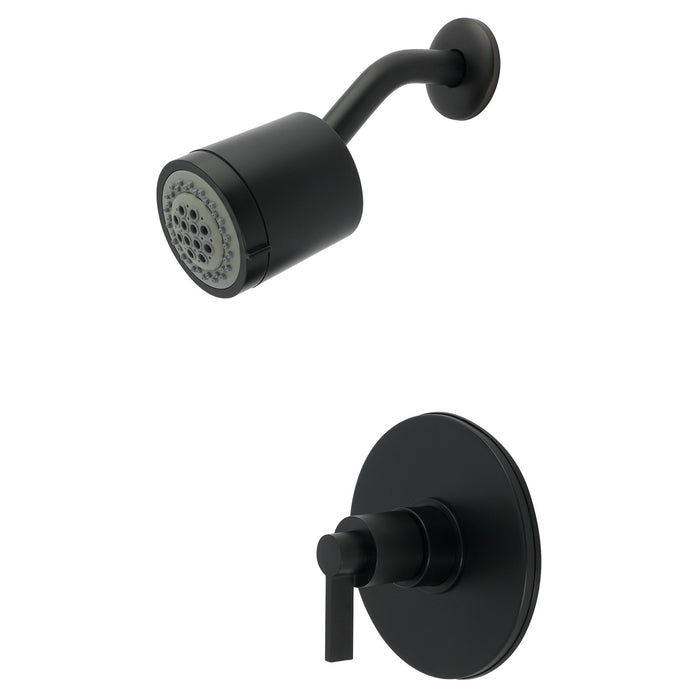Kingston NuvoFusion KB6690NDLSO Single-Handle Pressure Balanced Shower Faucet, Matte Black