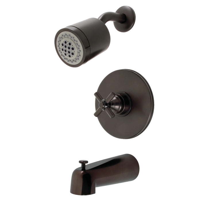 Kingston Tulare KB6695EX - Elinvar Single-Handle Pressure Balanced Tub and Shower Faucet, Oil Rubbed Bronze