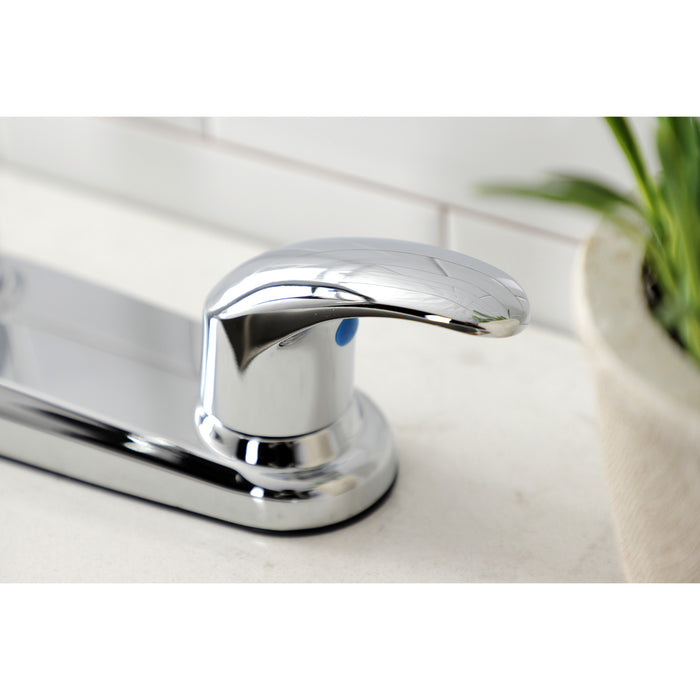 Kingston Tulare KB6791LLLS - Legacy Two-Handle 2-Hole 8" Centerset Kitchen Faucet, Polished Chrome