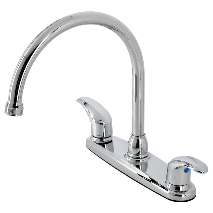 Kingston Tulare KB6791LLLS - Legacy Two-Handle 2-Hole 8" Centerset Kitchen Faucet, Polished Chrome