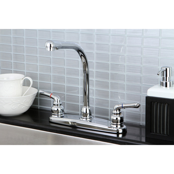 Magellan KB750 Two-Handle 2-Hole 8" Centerset Kitchen Faucet, Polished Chrome