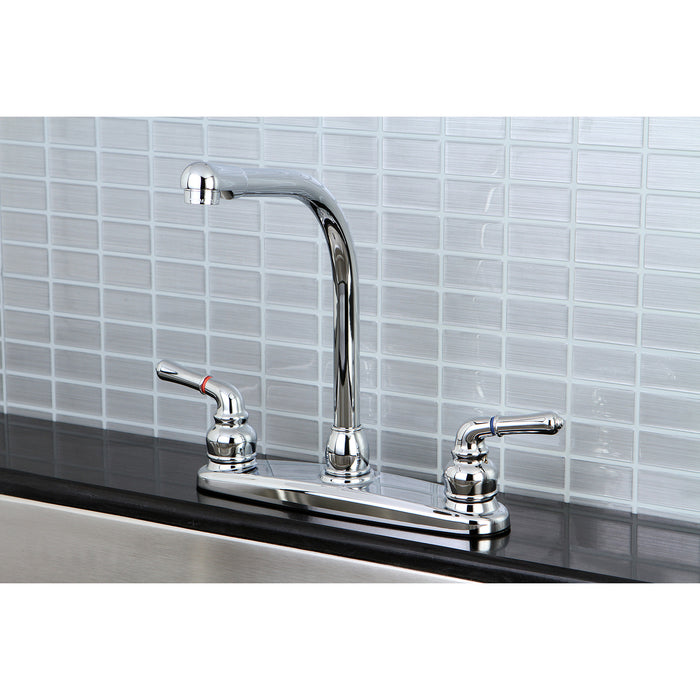 Magellan KB750 Two-Handle 2-Hole 8" Centerset Kitchen Faucet, Polished Chrome