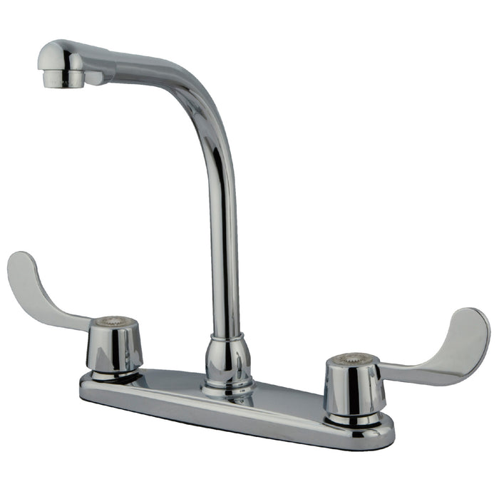 KB761 Two-Handle 2-Hole 8" Centerset Kitchen Faucet, Polished Chrome