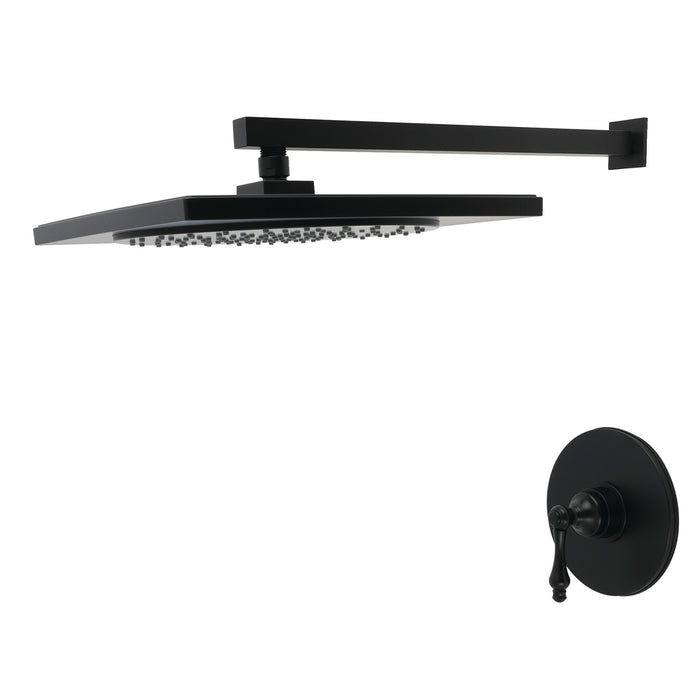 Kingston Restoration KB8330ALSO Single-Handle Pressure Balanced Shower Faucet, Matte Black