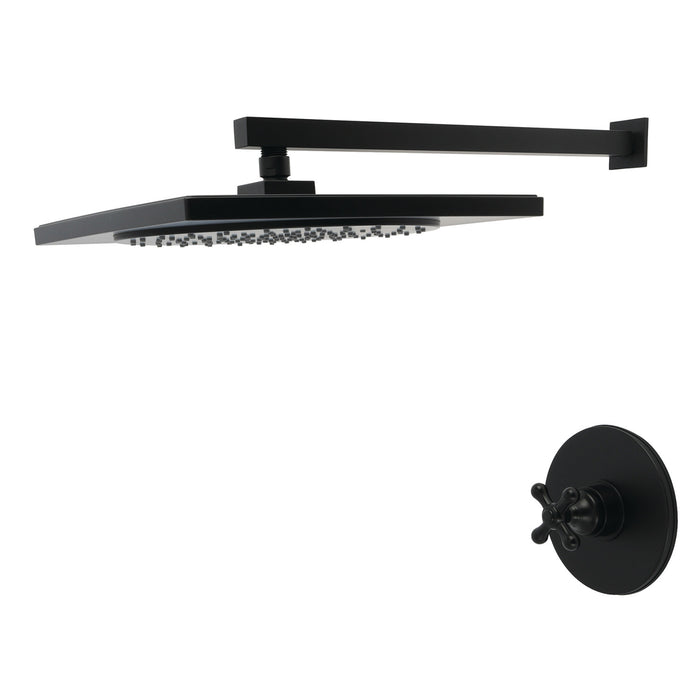 Kingston Restoration KB8330AXSO Single-Handle Pressure Balanced Shower Faucet, Matte Black