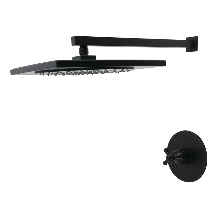 Kingston Metropolitan KB8330BXSO Single-Handle Pressure Balanced Shower Faucet, Matte Black