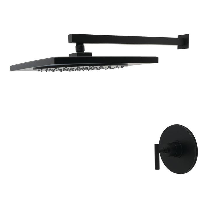 Kingston Manhattan KB8330CMLSO Single-Handle Pressure Balanced Shower Faucet, Matte Black
