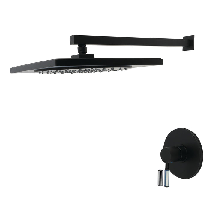 Kingston Verona KB8330KPSSO Single-Handle Pressure Balanced Shower Faucet, Matte Black