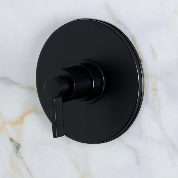 Kingston NuvoFusion KB8330NDLSO Single-Handle Pressure Balanced Shower Faucet, Matte Black