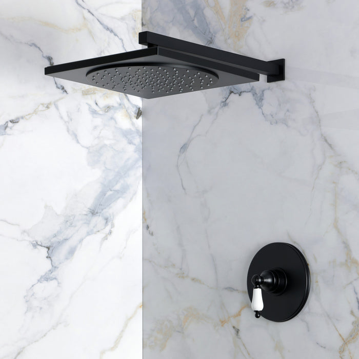 Kingston Victorian KB8330PLSO Single-Handle Pressure Balanced Shower Faucet, Matte Black