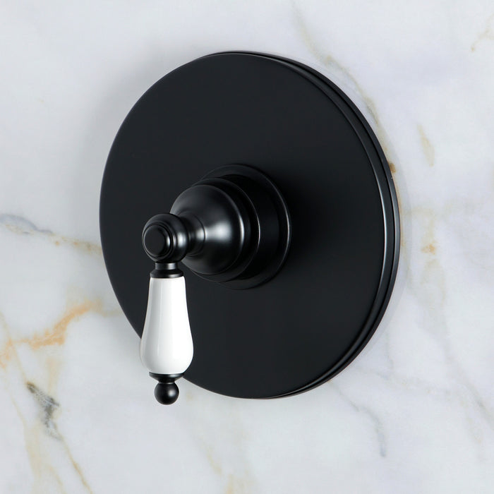 Kingston Victorian KB8330PLSO Single-Handle Pressure Balanced Shower Faucet, Matte Black