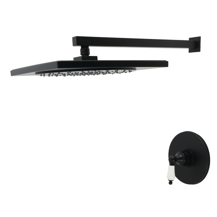 Kingston Victorian KB8330PLSO Single-Handle Pressure Balanced Shower Faucet, Matte Black