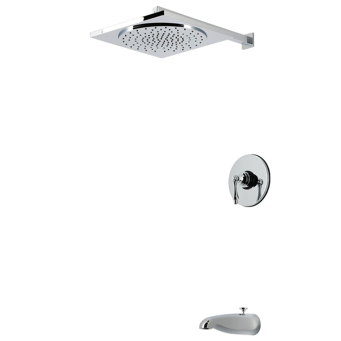 Kingston Restoration KB8331AL Single-Handle Pressure Balanced Tub and Shower Faucet, Polished Chrome