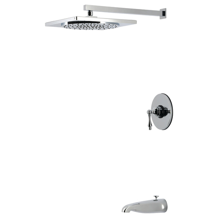 Kingston Restoration KB8331AL Single-Handle Pressure Balanced Tub and Shower Faucet, Polished Chrome
