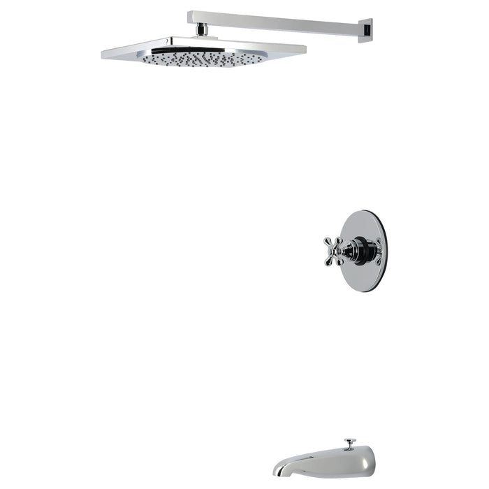 Kingston Restoration KB8331AX Single-Handle Pressure Balanced Tub and Shower Faucet, Polished Chrome