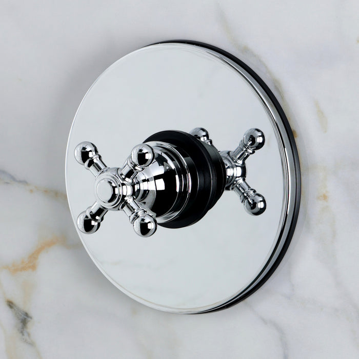 Kingston Metropolitan KB8331BXSO Single-Handle Pressure Balanced Shower Faucet, Polished Chrome
