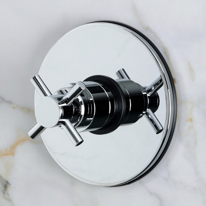 Kingston Concord KB8331DXSO Single-Handle Pressure Balanced Shower Faucet, Polished Chrome