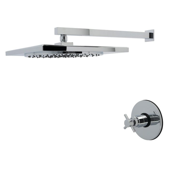 Kingston Concord KB8331DXSO Single-Handle Pressure Balanced Shower Faucet, Polished Chrome