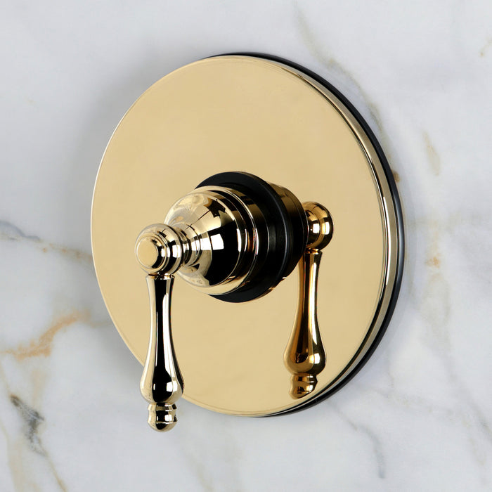Kingston Restoration KB8332ALSO Single-Handle Pressure Balanced Shower Faucet, Polished Brass