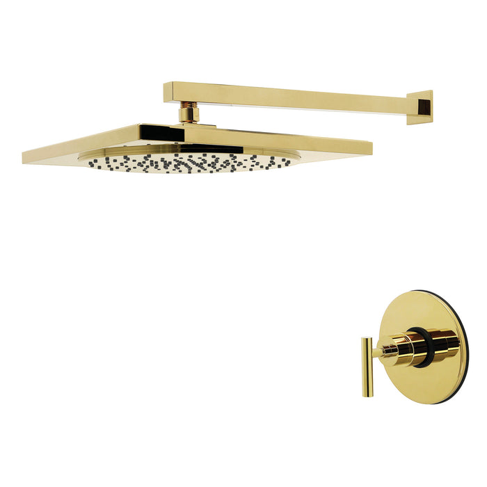 Kingston Manhattan KB8332CMLSO Single-Handle Pressure Balanced Shower Faucet, Polished Brass