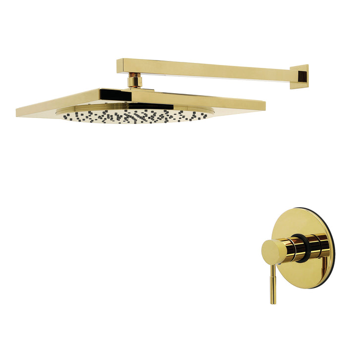 Kingston Concord KB8332DLSO Single-Handle Pressure Balanced Shower Faucet, Polished Brass