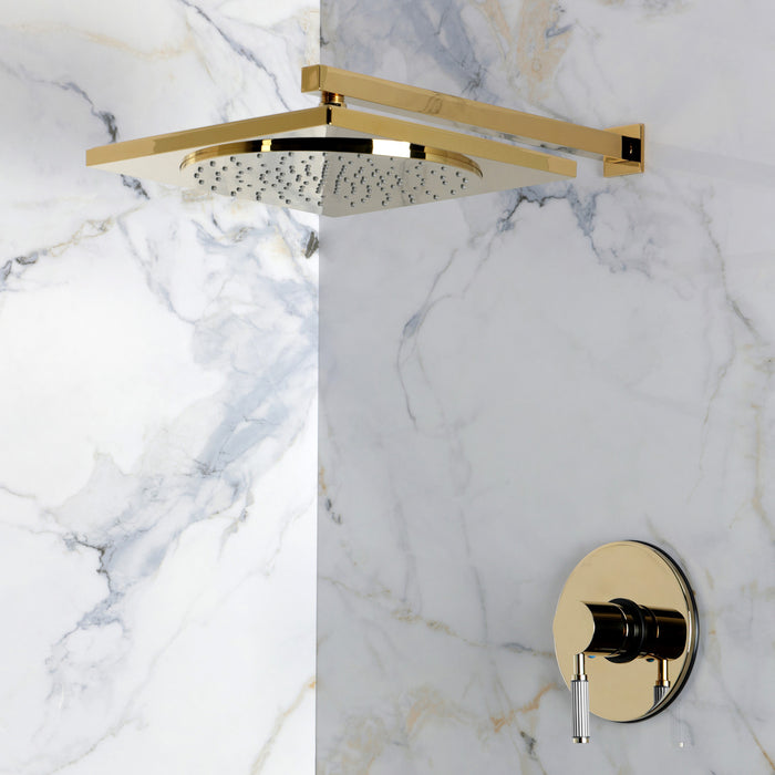 Kingston Verona KB8332KPSSO Single-Handle Pressure Balanced Shower Faucet, Polished Brass