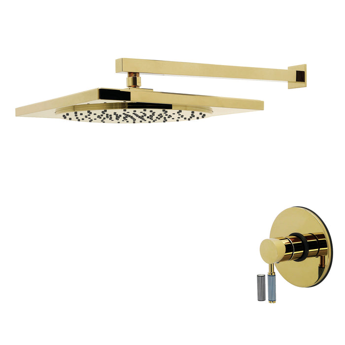 Kingston Verona KB8332KPSSO Single-Handle Pressure Balanced Shower Faucet, Polished Brass